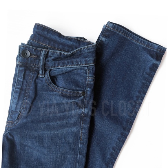 Helmut Lang Women’s SZ 24 High-Rise Slim Jeans in Dark Blue/Indigo Stretch Denim - Picture 9 of 14